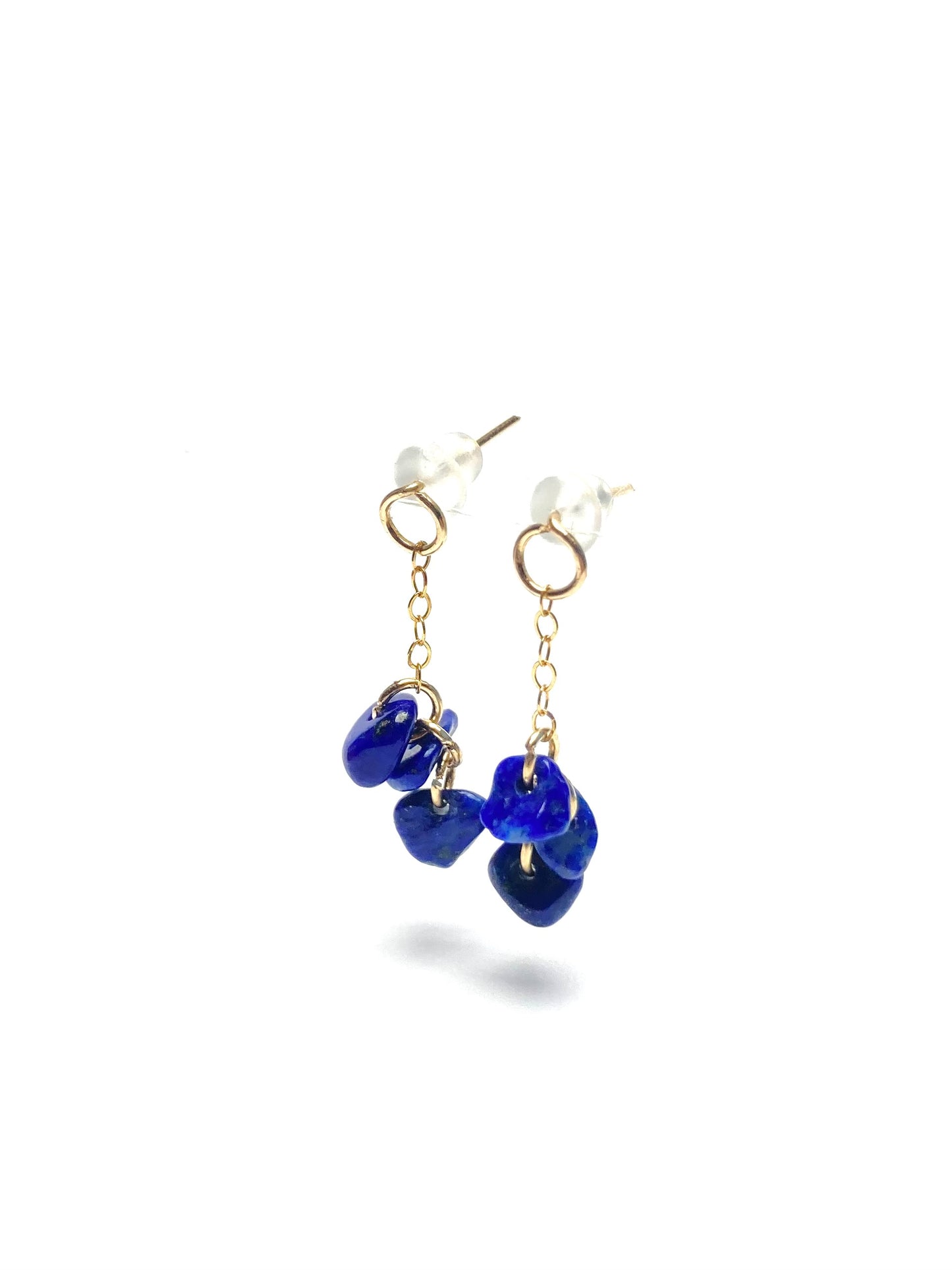 Lapis-lazuli clous en or