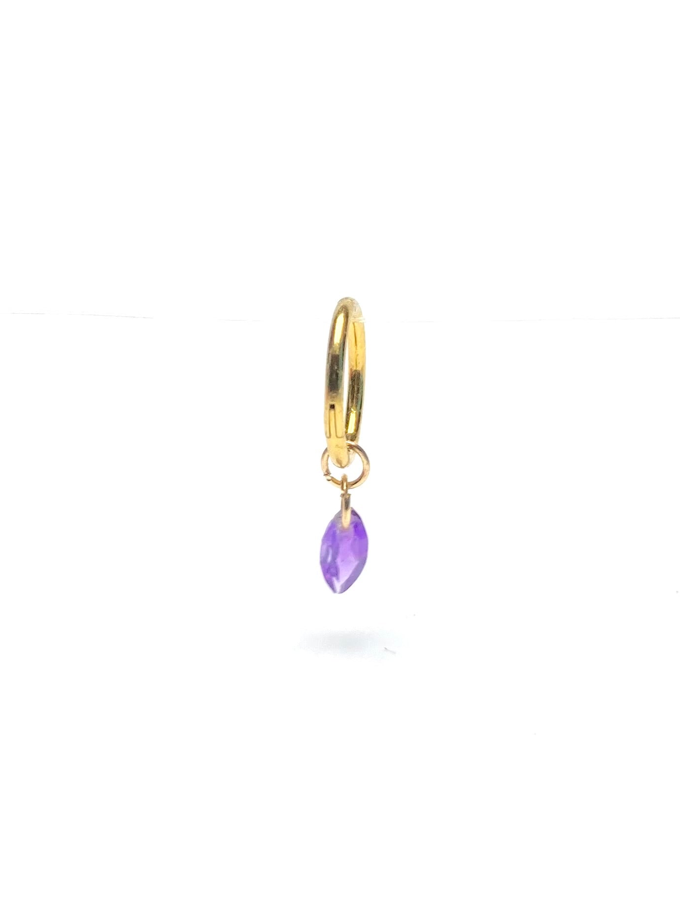 Piercing aus Amethyst-Chirurgenstahl